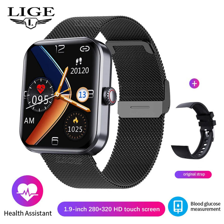 2024 New Blood Glucose Sugar Smart Watch  - 24 Hour Heart Rate Fitness Tracker