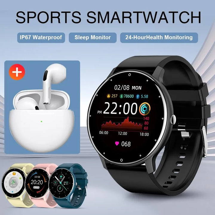2024 New Smart Watch- Real-time Activity Tracker- Heart Rate Monitor For Android IOS