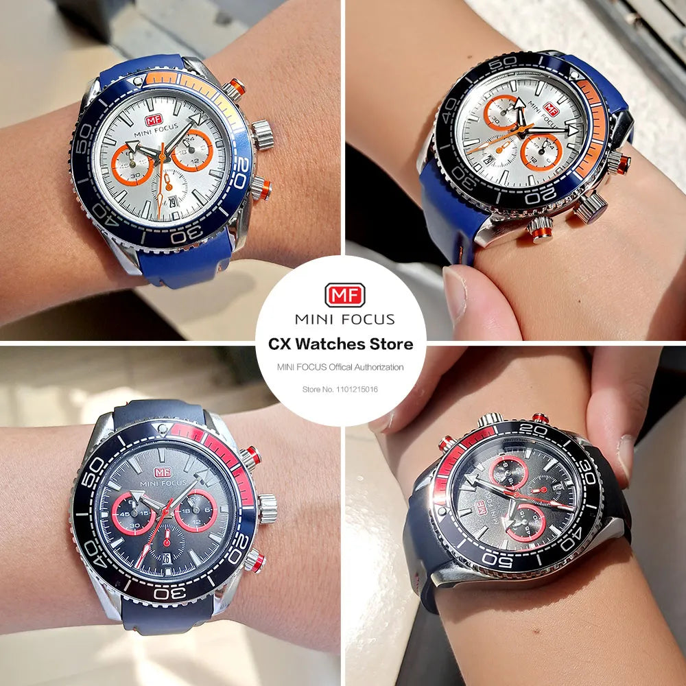 Relógio esportivo luminoso ChronoGlow ® MINI FOCUS