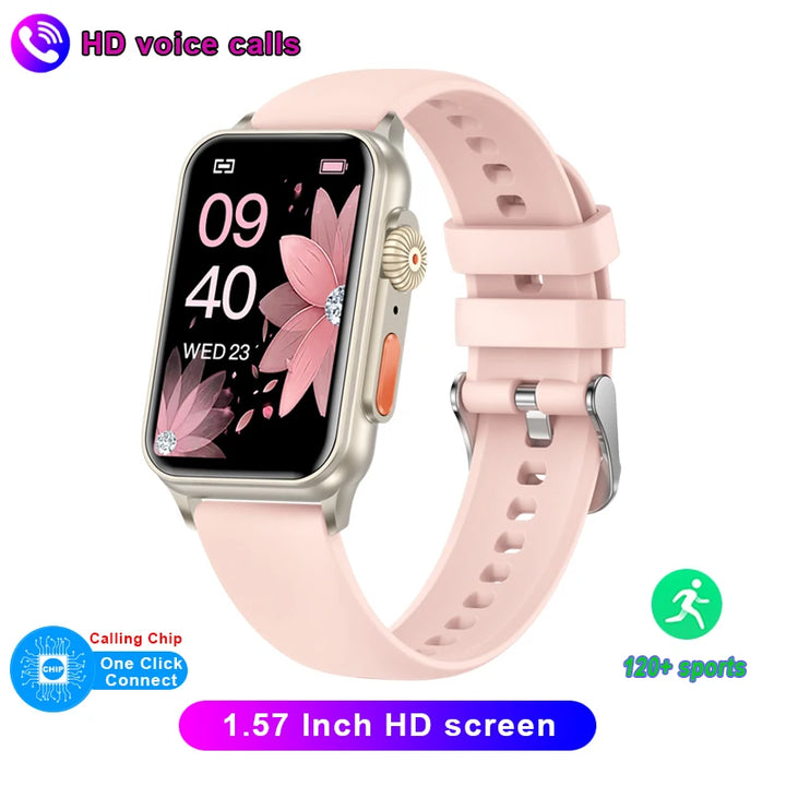 2023 New Bluetooth Call Smart Watch AI Voice Assistant Fitness Tracker 1.57 Inch HD Screen Smartwatch Men Women For Android IOS