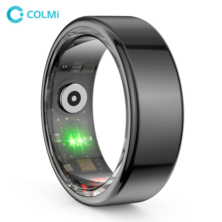 COLMI R02 Smart Titanium Steel Health Monitoring Ring: Supports good sleep, regulates blood pressure