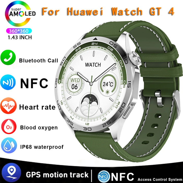 GT 4 Smart Watch Men GPS Tracker tela AMOLED 466*466 HD de 1,43 polegadas