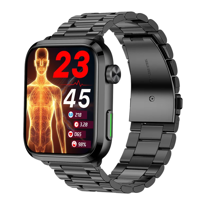 LaserHealth Pro® - Stabilize blood pressure, control blood sugar, uric acid and blood Lipid Smartwatch