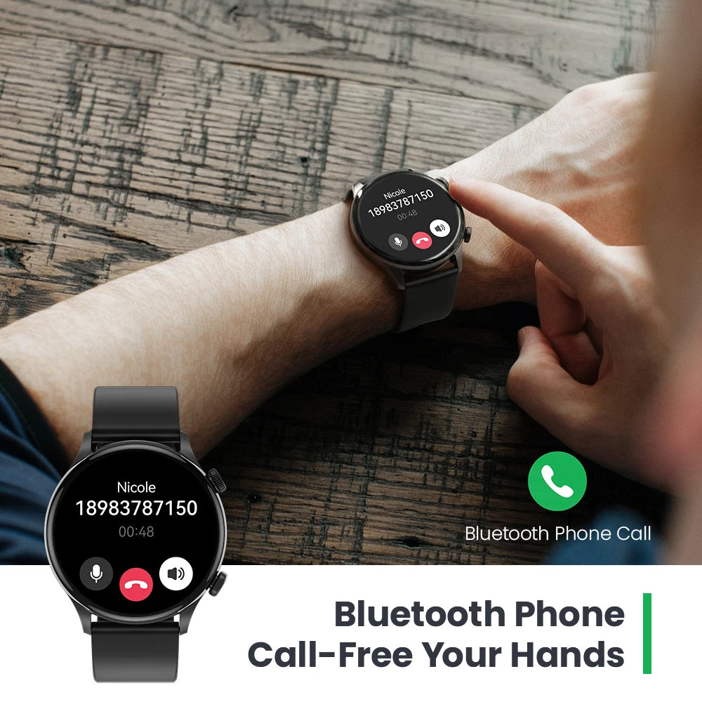 HAYLOU Solar Plus RT3 Smart Watch- Bluetooth Phone Call 1.43"AMOLED Display Smartwatch Health Monitor IP68 Waterproof Sport Watch
