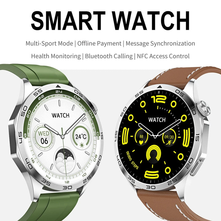 GT 4 Smart Watch Men GPS Tracker 1.43 Inch AMOLED 466*466 HD Screen