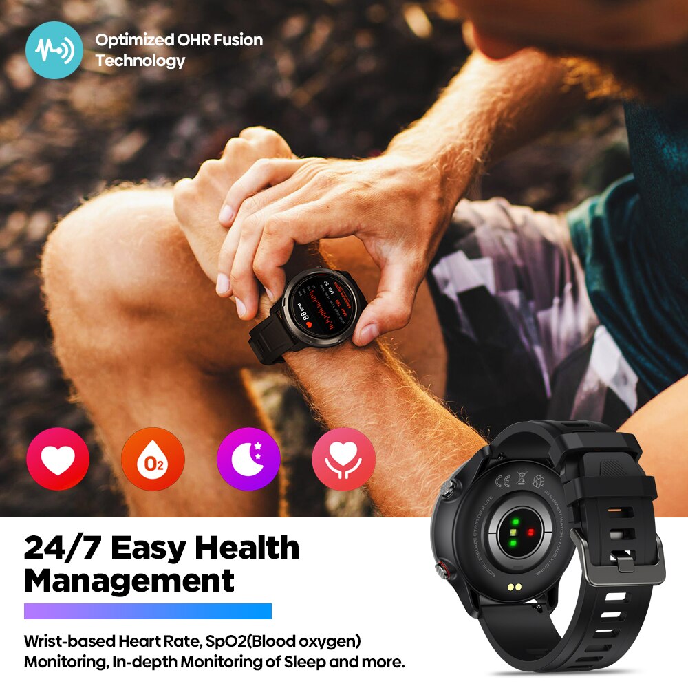 Zeblaze Stratos 2 Lite GPS Smart Watch