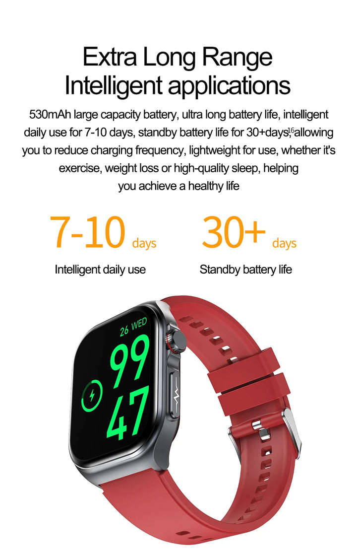 Lifesave Insight ® - Amoled Screen ECG Monitoring One Click Intelligent Micro Examination Bluetooth Call Smartwatch