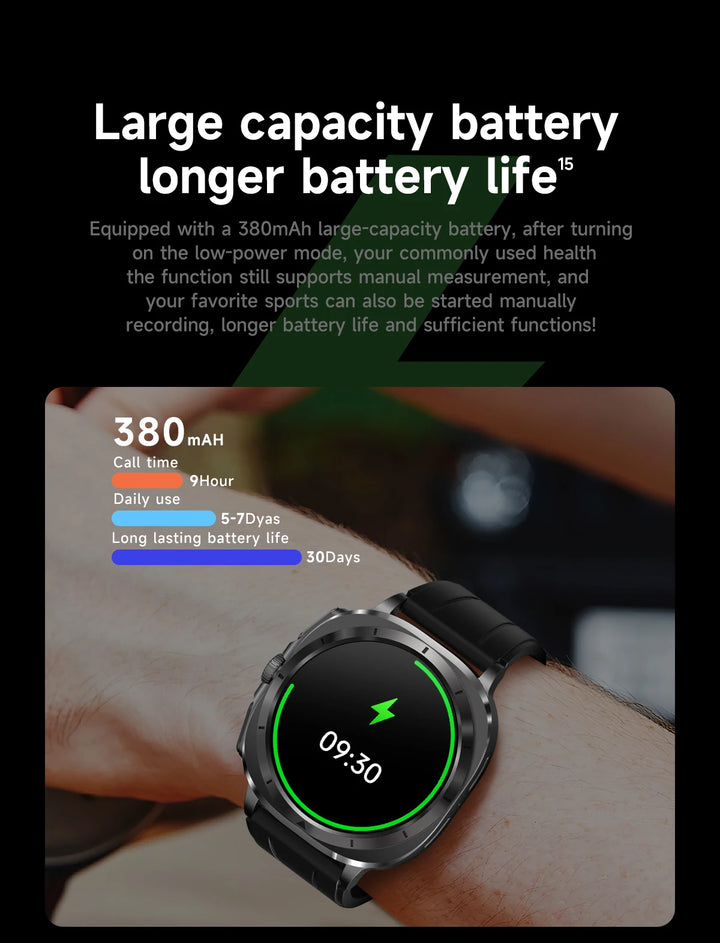 Power Fit® - Smartwatch with AMOLED Display | ECG Monitoring | Health Tracking | Voice Assistant | Outdoor Sports & Fitness Tracker