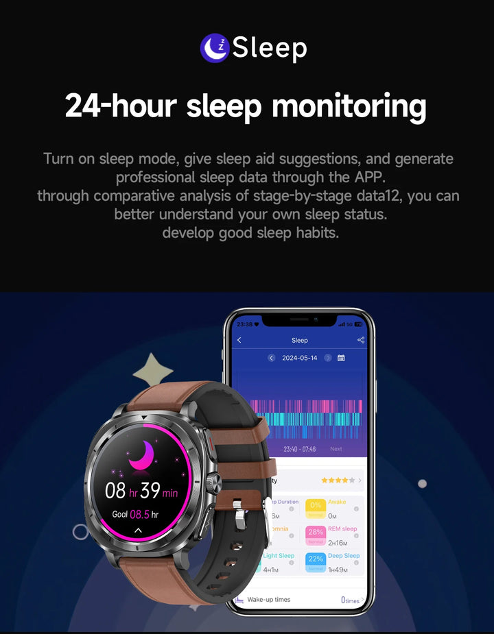 Power Fit® - Smartwatch with AMOLED Display | ECG Monitoring | Health Tracking | Voice Assistant | Outdoor Sports & Fitness Tracker