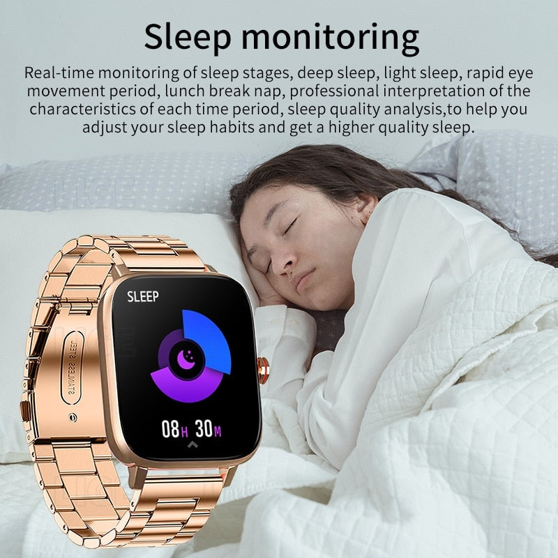 LIGE Smart Watch feminino mostrador personalizado