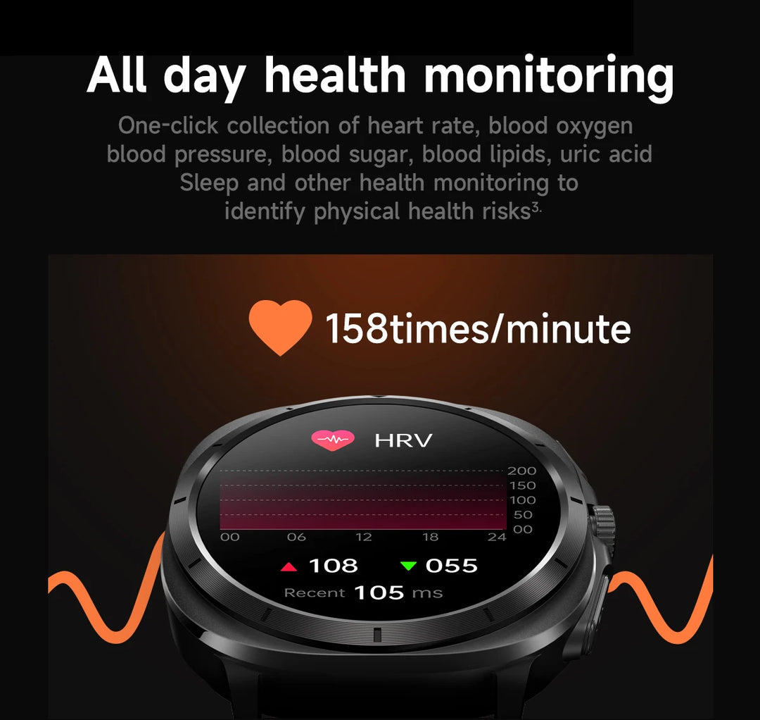 Power Fit® - Smartwatch with AMOLED Display | ECG Monitoring | Health Tracking | Voice Assistant | Outdoor Sports & Fitness Tracker