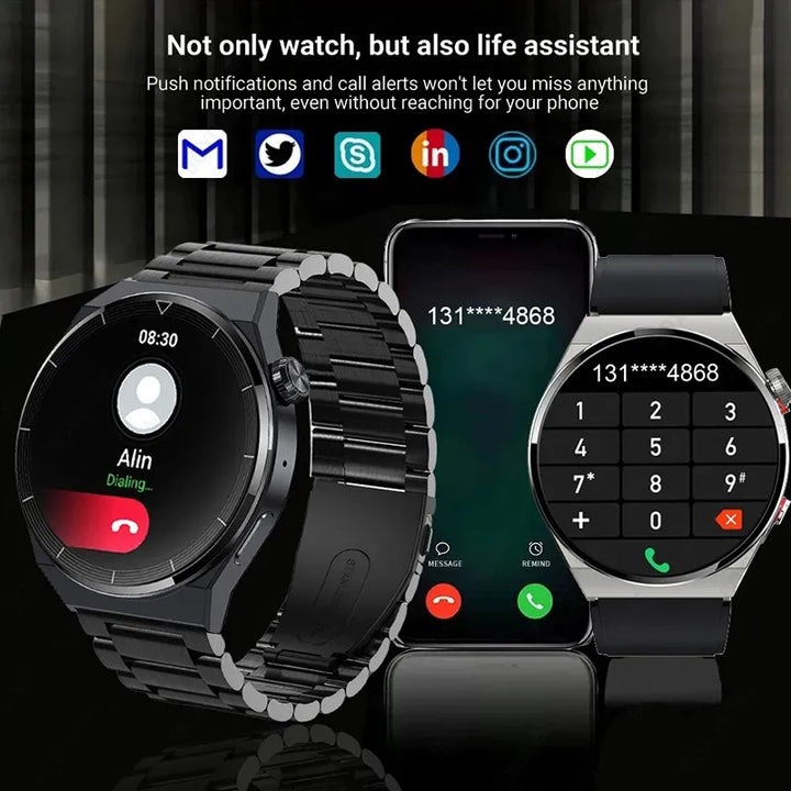 NFC Smart Watch - GT3 Pro AMOLED 390*390 HD Screen Heart Rate Bluetooth Call IP68 Waterproof SmartWatch