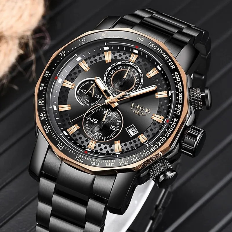 New Sport Chronograph Mens Watches Top Brand Luxury