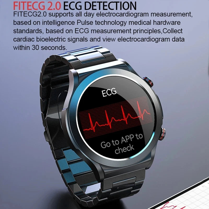 Smartwatches de terapia de pulso a laser ECG+PPG 2023