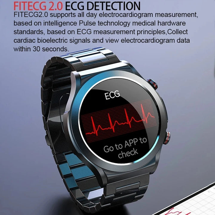 Smartwatches de terapia de pulso a laser ECG+PPG 2023