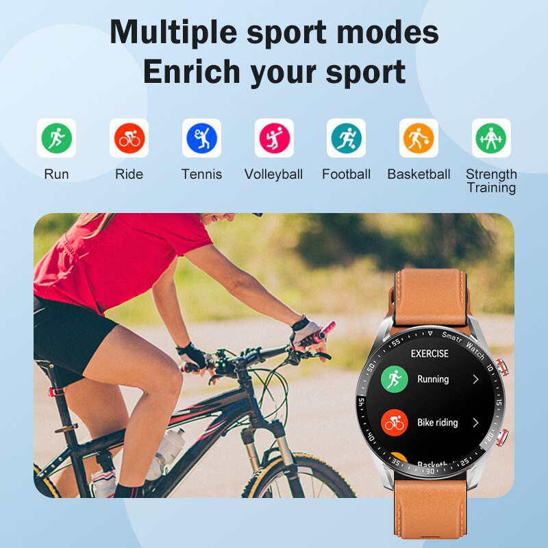 Smart Watch Bluetooth Chamada Ecg Ppg Tela Sensível Ao Toque Completa