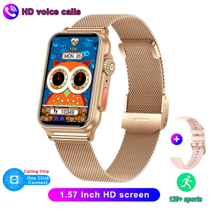 2023 New Bluetooth Call Smart Watch AI Voice Assistant Fitness Tracker 1.57 Inch HD Screen Smartwatch Men Women For Android IOS