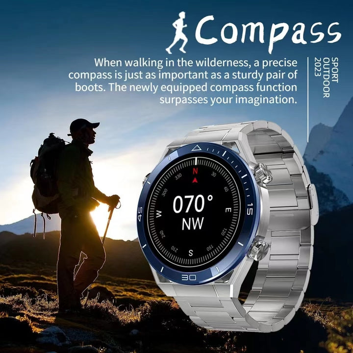 Rastreador GPS de Smartwatch da chamada Bluetooth de NFC ECG+PPG