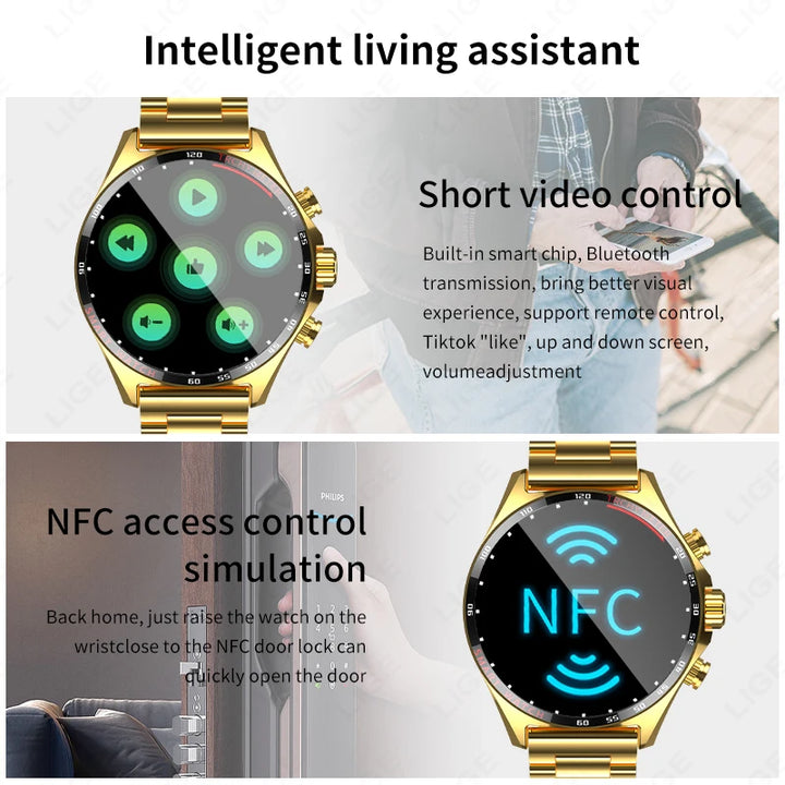 Ferraris Pro™ - 2024 New GPS Smart Watch - Compass Positioning- NFC Fitness Health tracker