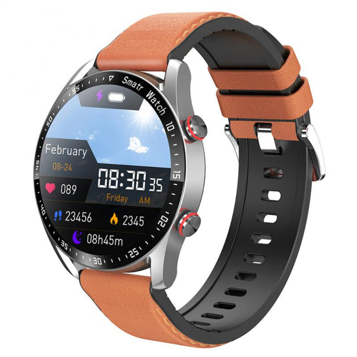 Smart Watch Bluetooth Chamada Ecg Ppg Tela Sensível Ao Toque Completa