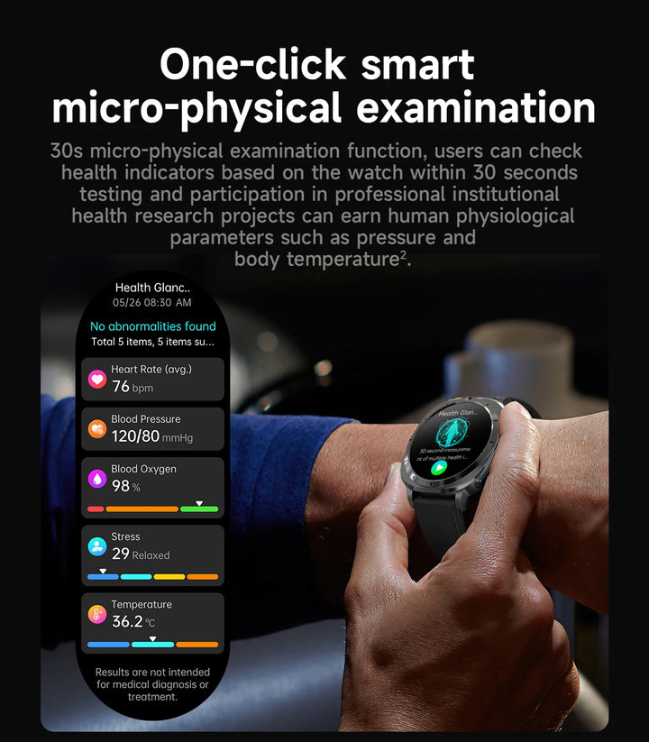 Power Fit® - Smartwatch with AMOLED Display | ECG Monitoring | Health Tracking | Voice Assistant | Outdoor Sports & Fitness Tracker