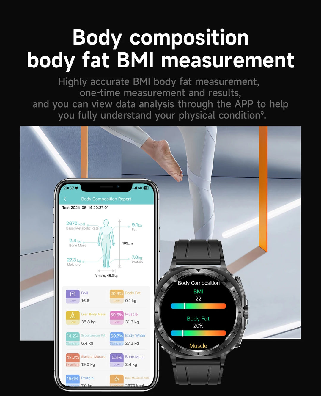 Power Fit® - Smartwatch with AMOLED Display | ECG Monitoring | Health Tracking | Voice Assistant | Outdoor Sports & Fitness Tracker