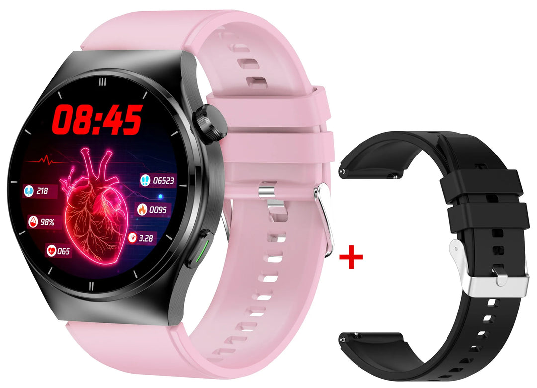 LaserHealth®  -2024 New Laser Treatment Smart Watch - Blood Sugar - Lipid and Uric Acid Medical Grade ECG+PPG Health Monitoring