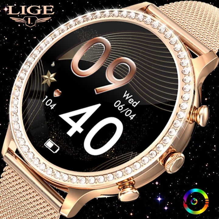 Relógio inteligente LIGE Fashion para senhora