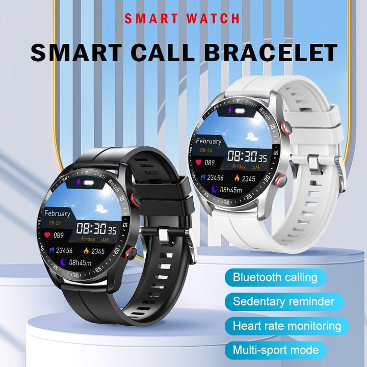 Smart Watch Bluetooth Chamada Ecg Ppg Tela Sensível Ao Toque Completa